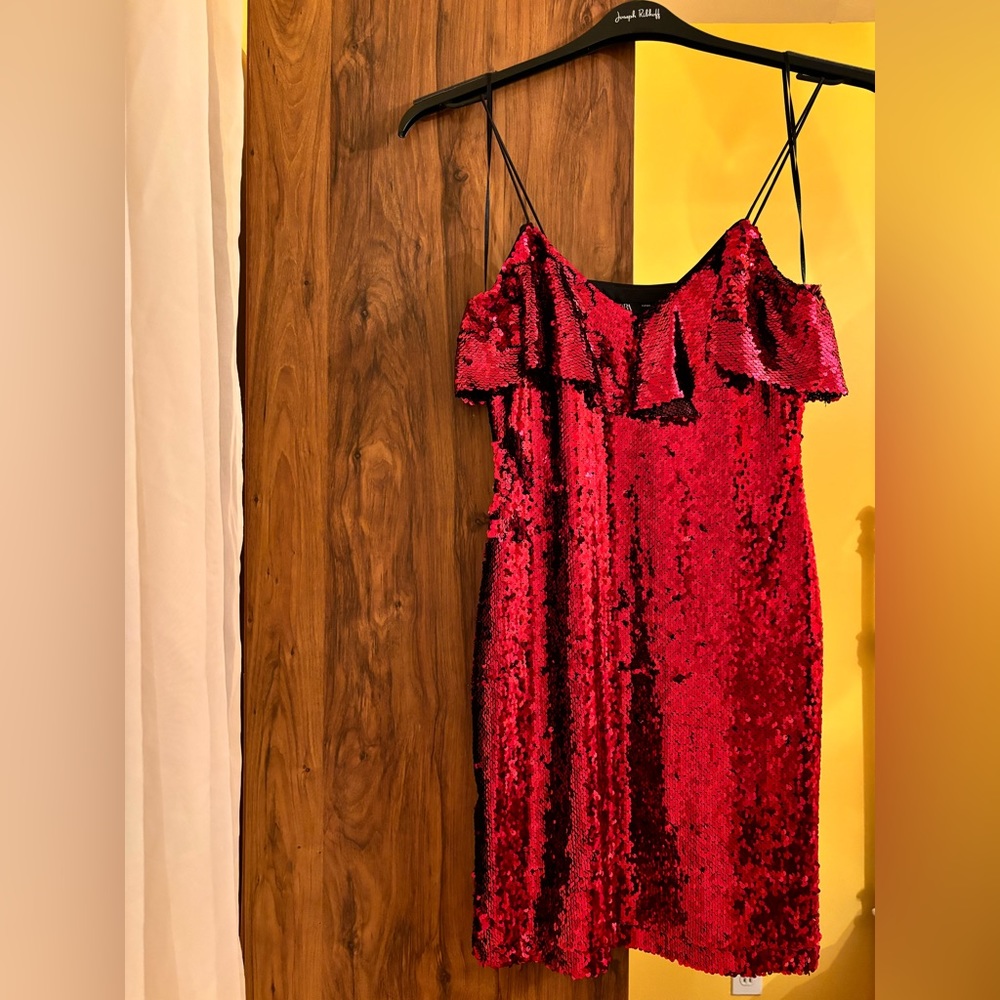 Zara sequinned party dress
